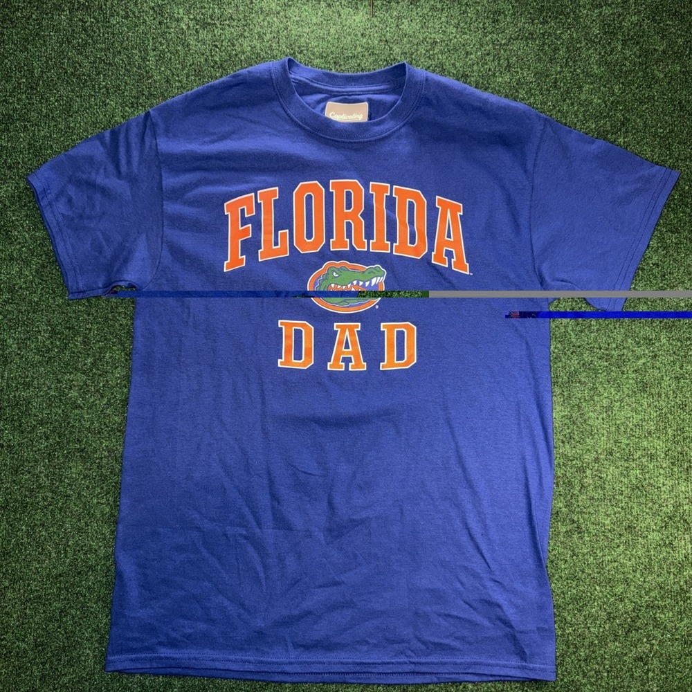 Florida Gators "Dad" Blue Graphic T Shirt Men's Size Medium